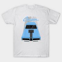 Men Black Print T-shirt Mercury Cougar 1970 - Blue No-Cut Transfer Paper Print Cotton Tshirt 2XL balta