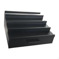 Elegantiškas medinis stalo kvepalų laikiklis, lentyna buteliukams, tualetinis staliukas ir kt. black black