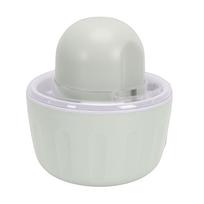 Electric Ice Cream Maker 500ml Portable Full Automatic Ice Cream Machine USB Rechargeable for Home Family Gift Choice L gray