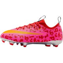 LEGO x Nike Jr. Mercurial Vapor Academy GS Rush Red Kids Cleats Pink Metallic-Silver Hyper-Pink IQ3580-601 36