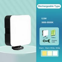 Portable Mini Selfie Fill Light Handheld Frame Led Square Atmosphere Lamp Stick With Rgb Pocket Video Live Streaming Rechargable