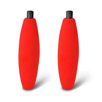 10PCS With Pipe Plug Cigar Floating Hard Foam S M L XL Foam Fishing Float Lightweight Buoyancy Fishing Bobber Sea Angling l raudona