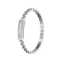 Women's Smart Bracelet SY03 Titanium Alloy Band IP68 Waterproof Sleep Analysis Heart Rate Blood Oxygen Monitor Gesture Control sidabras