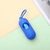 Plastikinis paprastas ekologiškas šunų ekskrementų maišelių laikiklis-dozatorius (Blue,10.5*4CM) mėlyna