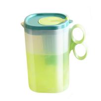 Juice Pitcher 2.2L Water Pitcher Lid Juice Containers Lids High-Capacity Drink Pitcher With Anti-Scalding Handle For Fridge Milk žalia