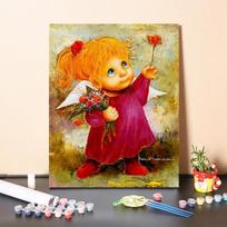 Menas „Pasidaryk pats“ Tapyba pagal skaičius Pomėgiai Deimantinė tapyba Namų dekoras Aliejinė tapyba Skaitmeninė aliejinė tapyba Skaičių tapyba 40x50cm no frame
