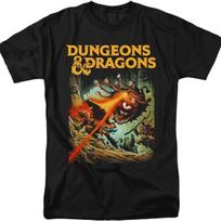 Dungeons & Dragons Beholder Strike Unisex Adult T-Shirt for Men and Women, Black, X-Large S juoda