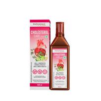 Patanjali Cholesterol Care Liquid 500 Ml Heart Health Supplement Plant-Based Vegetarian Support