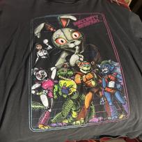 Five Nights at Freddy Security Breach T-shirt Reprint digital tee NH18534 L