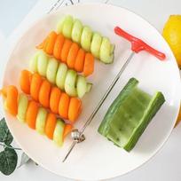 Compact Potato Spiral Cutter With Manual Roller And Sharp Stainless Steel Blades For Kitchen Use