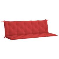 Garden Bench Cushion Red 180x(50+50)x7 cm Oxford Fabric