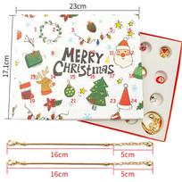 Christmas Advent Calendar Bracelets Girls 24 Days Xmas Countdown Calendar Blind Box   Jewelry Making Kit Gift 22   Beads Pendants 2 Bracelets fo