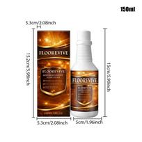 150 ml Grindų atnaujinimo tirpalas Skystas grindų atnaujinimo agentas Įbrėžimų šalinimo agentas Atnaujinimui, restauravimui Namų svetainei A brown