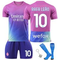 Kids Sportswear Milano Leo Football Jersey Set  2023/2024 Season Polyester with Accessories Blue/Purple 110-120 CM 110-120 CM