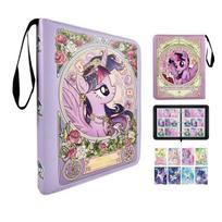 My Little Pony Žvaigždėtas dangus Kortelių albumas Laisvų lapų kortelių albumas Kortelių rinkėjo albumas Užtrauktuko tipo violetinė