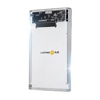 LASTINGIN USB 3.1/3.0/2.0 2.5'' Hard Drive Enclosure Transparent Mobile HDD Box SSD Case Portable Hardisk