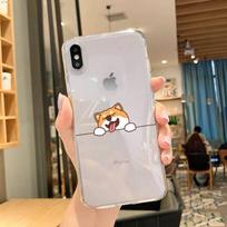 Cute Corgi Dog cartoon Phone Case For iPhone 11 12 Mini 13 14 15 Pro XS Max X Plus SE XR Transparent Shell iPhone12mini