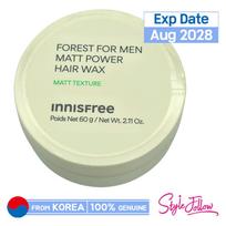[INNISFREE] Forest For Men Matt Power Hair Wax 60g 1pc + Sample Gifts