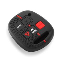 Automobilio raktų pakabuko dėklas Toyota Avensis Yaris Camry 30 RAV4 Land Cruiser 120 Prado Corolla Land Cruiser skirtas Lexus RX 330 Is200 juoda