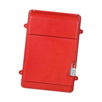 Wall Mounted Mailbox Postbox Donation Box for Hotel Business Customer Center raudona