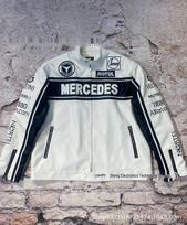 Marlboro Pink Motorcycle Racing Suit & Couple PU Leather Jacket, 2026 White Racing PU Jacket