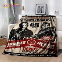 The Walking Dead Siaubo minkštas pliušinis pledas, flanelinis pledas metamas pledas svetainei miegamajam lovai sofai piknikui uždangalas Bettdecke 75x90cm