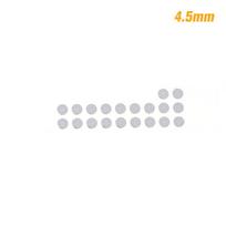 - 20Pcs In-ear Earphone Filter Dust Net Earbuds Dust-proof Steel Mesh With Glue 4.0-5.0mm -