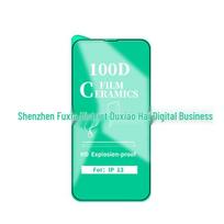 100D Matte Ceramic Fiber Soft Film for Apple 16 Pro Max - Anti-Shatter, Anti-Peep iPhone 15 Plus