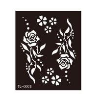 Yousheng Henna Tattoo Stencil, Reusable DIY Tattooing Template, Floral Animal Patterns Stencil for DIY Indian Temporary Tattoos Music Festivals Body C