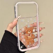Star bear for iPhone17ProMax iPhone case 15/13/1 2/14 all-inclusive soft case 11 apple 17promax
