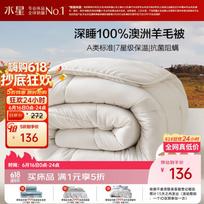 Mercury Home Textiles 100% Australian Wool Quilt 150x210cm