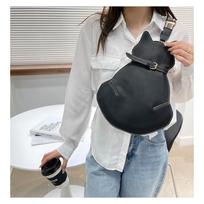 Chest backpack women's bag cute cat bag retro chest bag waist bag going out to play outing women's bag feeling juoda