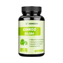 Ginkgo biloba leaves – promote brain health, enhance thinking and memory, improve blood circulation, and accelerate metabolism. 120