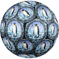 Penguin Mechanical Arctic Scene Round Football Size 5 Adult Ball Suitable for Training Matches and Outdoor Team. įvairiaspalvis