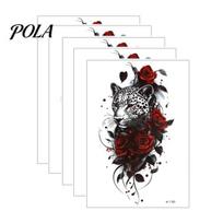 5 Sheets Tattoo Stickers, Skin-Friendly Temporary Tattoos for Adults And Kids, Easy to Apply Hypoallergenic Non-Irritating Body Art for Events And I
