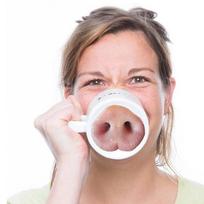 Animal Nose Parody Ceramic Mug Pig Dog Design Funny Novelty Gift For Coffee Tea Milk Animal Lover Home Office Use 301-400ml