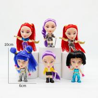 10cm KPop Demon Hunters Anime K pop Girl Group Cartoon Rumi Zoey Mira Action Figures Vinyl Figurines Model Dolls Girls Xmas Gift