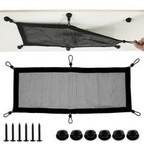 Organizer Cable Holder Under Desk Wire Management Net Large Capacity Flexible Adjustable Privacy Under Desk Mesh Cord Organizer