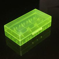 Plastic 18650 Battery Box 4 AA AA Battery Holder Storage  18350 Battery Holder žalia