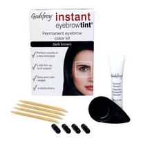 Antakių dažymo rinkinys GODEFROY INSTANT EYEBROW TINT, Dark Brown