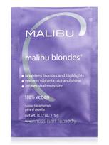 MALIBU C Plaukų kaukė šviesiems ir šviesintiems plaukams WELLNESS HAIR REMEDY MALIBU BLONDES, 5 g