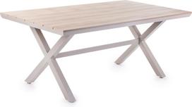 Lauko stalas Blanche, 180x100x75 cm, smėlio