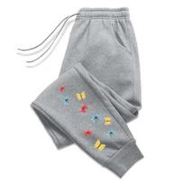 Womens Sweatpants Butterfly Printing Daily Casual Trousers Sports Jogging Pants Versatile Sweatpants Popular Style S