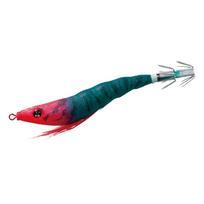 DUEL Squid Cloth Squid Metal Dropper EZ-SLIM Jig, Wrapped, 80mm, Weight 4g, A1626-LRM-Luminous Red/Green,