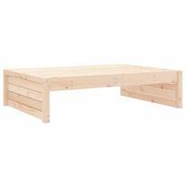 Garden Stool 120x80 cm Solid Pine Wood