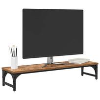 vidaXL Monitor Stand Vintage Wood Look 85 x 23 x 15.5 cm Engineered Wood