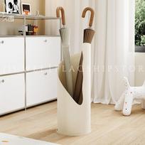 Large Capacity Cream Style Umbrella Rack Water-Draining Entryway Organizer Minimalist Home Decor Umbrella Storage Bin
