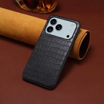 Denior Applicable iPhone17Pro Mobile Phone Case 14 Apple 17 Alligator Pattern Business Anti-drop Air Case 16 iPhone 17 juoda