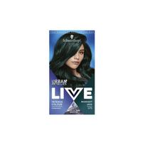 Schwarzkopf LIVE spalvos plaukų dažai ilgai išliekantys Tamsiai naktiniai žali U75 žalia