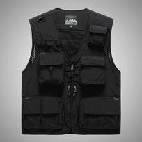 Tooling Multi-pocket Vest Men's Thin Outdoor Outdoor Sports Vest S